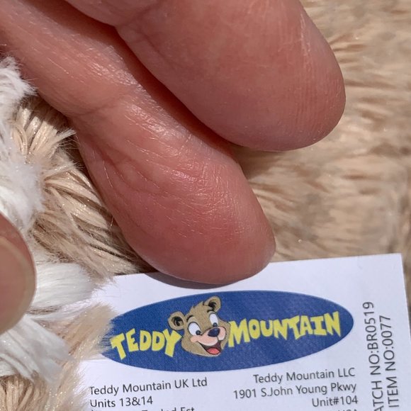 Teddy Mountain Soft Bunny Rabbit Teddy Bear Plush Stuffed Animal 16" - Picture 6 of 11